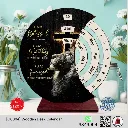 [G0006] Wooden Book Stand - Bohemian Arabic Calligraphy.webp