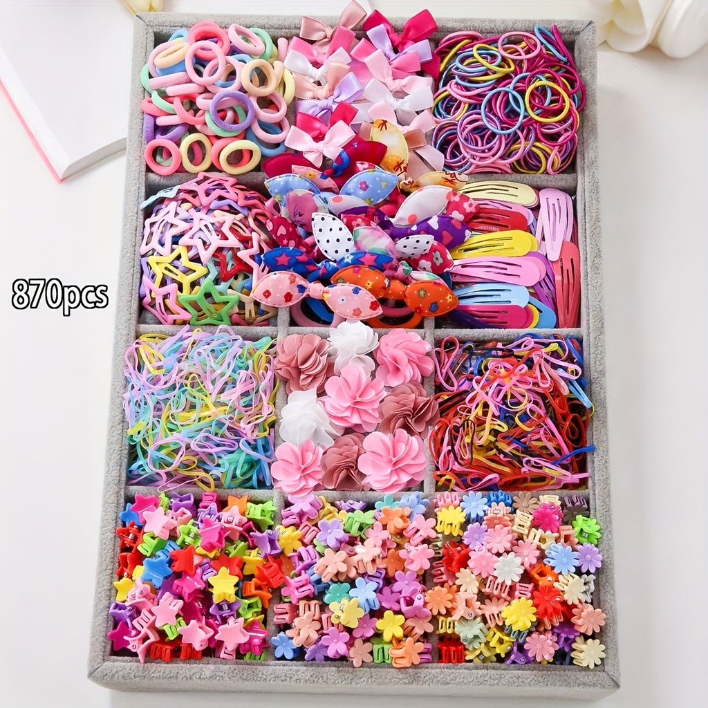 [HAS-NH-870] Hair Accessories Set -   New Hair - 870 pcs