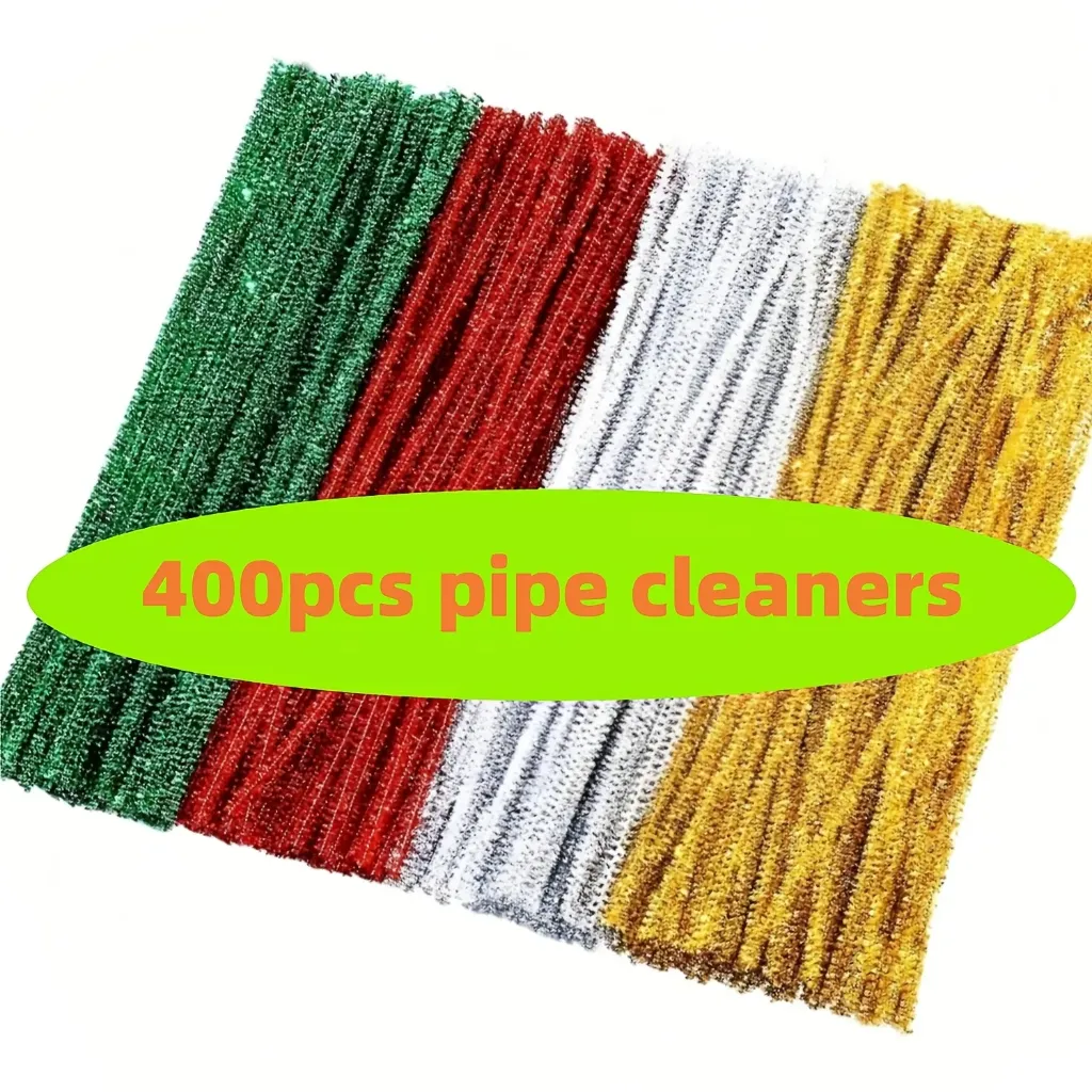 Pipe Cleaner (Glitter) Set 400pcs