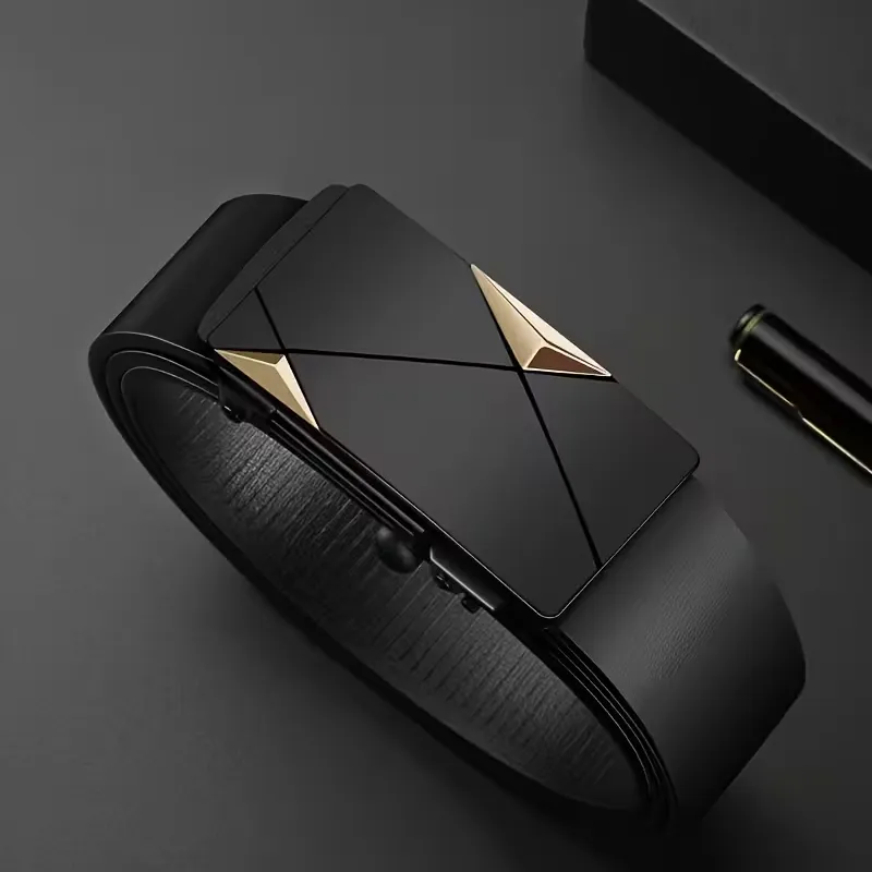 Men's Faux Leather Belt