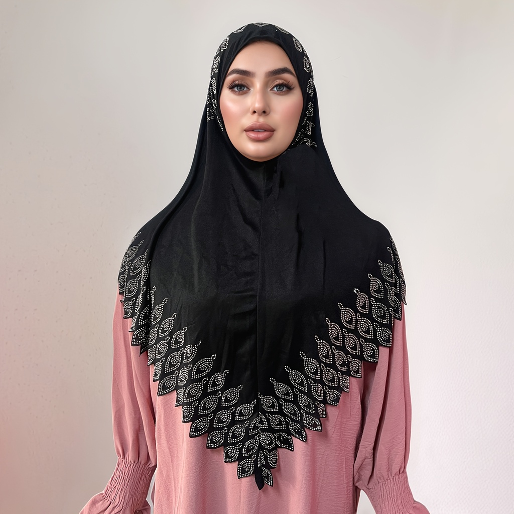 [M-HF-S&BQ] Muslim Headscarf - Stretchy & Breathable Quality